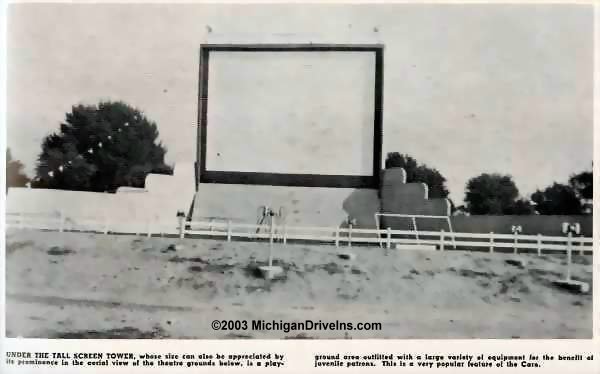 Caro Drive-In Theatre - Caro Screen Playground 1950-51 Theatre Catalog